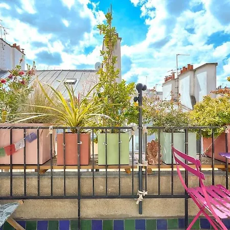 Terrasse - Rue Montorgueil דירה *